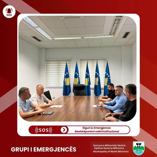 Bashkëpunim i shtuar ndërmjet Mitrovicës së Jugut dhe asaj Veriore në fushën e sigurisë dhe emergjencave