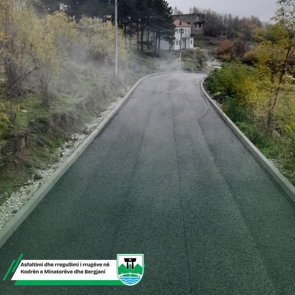 Vazhdon asfaltimi dhe rregullimi i rrugëve në Kodrën e Minatorëve dhe Bergjan